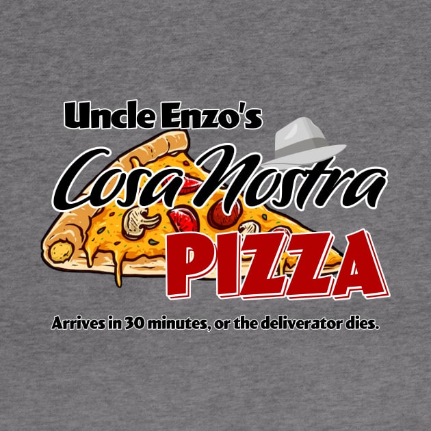 Uncle Enzo's Cosa Nostra Pizza - Snow Crash by TerraShirts